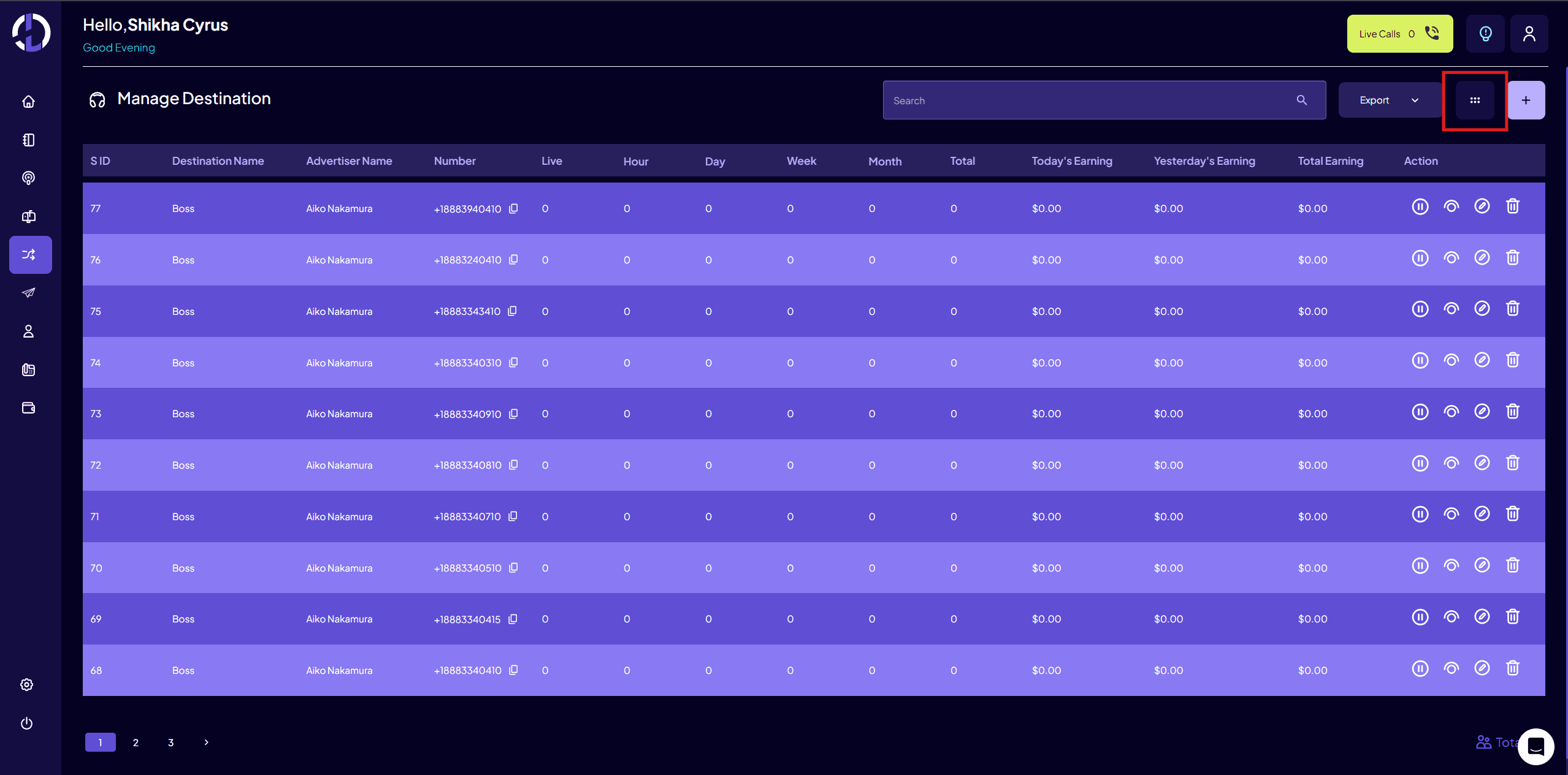 Table Customization: